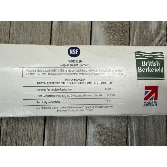 British Berkefeld Doulton W9121226 Ultra Sterasyl Ceramic Replacement Candle 7" - Picture 3 of 4